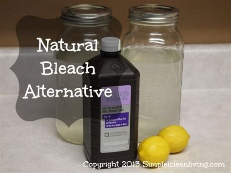 natural bleach alternative recipe bleach alternative