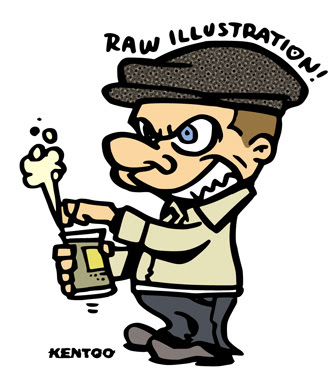 イラストレーターkentoo アメリカン ロック ガールイラストなど イラスト ポップキャラ Beer