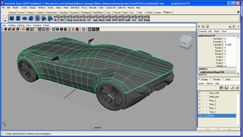 Automotive Rendering Techniques Screenshot