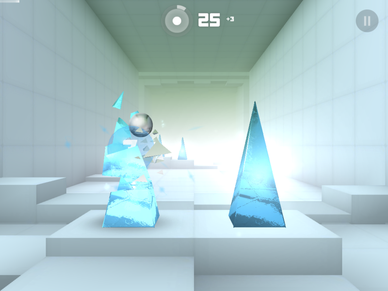 無料ゲームアプリ 鉄球でガラスを破壊していく Smash Hit が超爽快 Easy And Easy