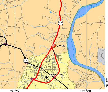 Leesburg Zip Code Map 20176 Zip Code (Leesburg, Virginia) Profile   homes, apartments 