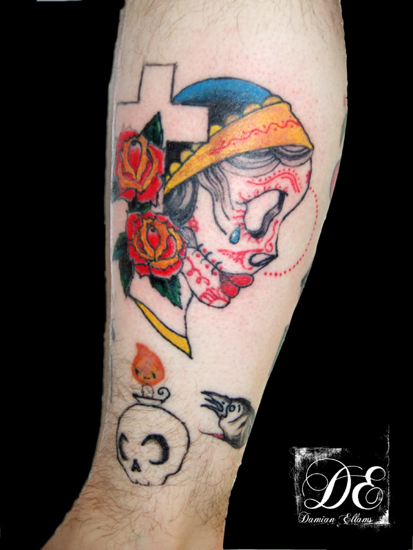 woman with tattoo