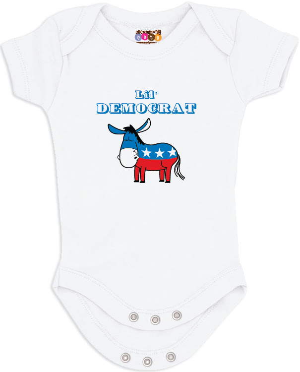 funny onesies. fun lil#39; democrat onesie.