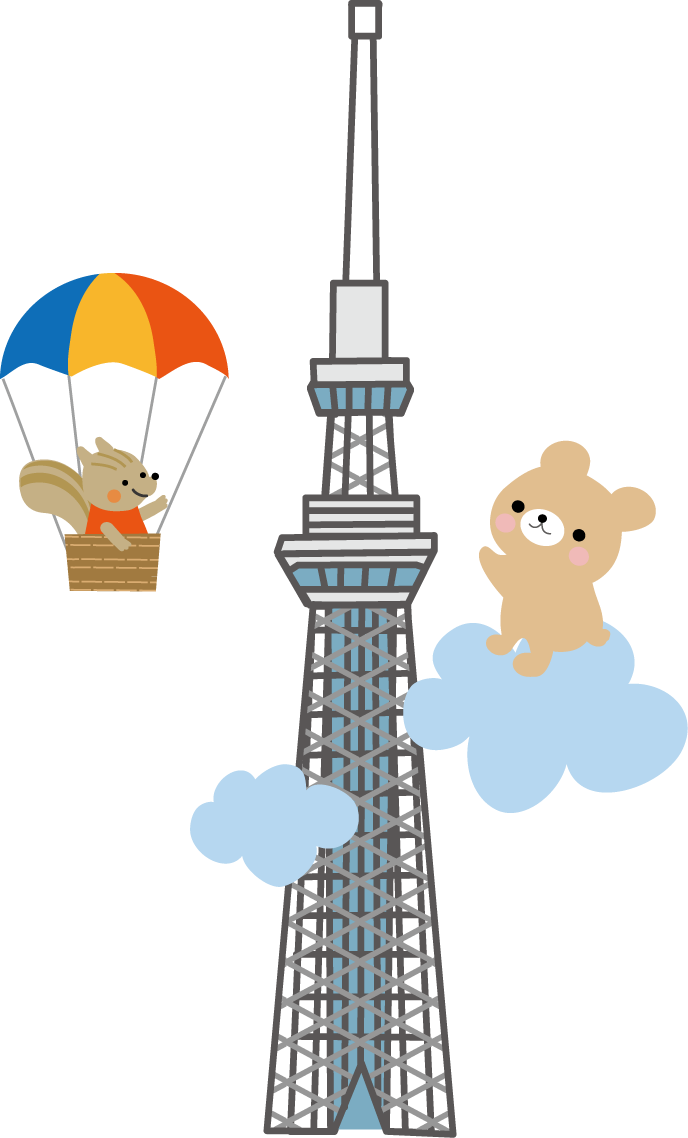 東京スカイツリーのイラスト 無料イラスト素材