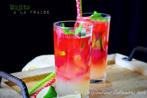 Virgin Mojito A La Fraise Sans Alcool Le Blog Cuisine De Samar