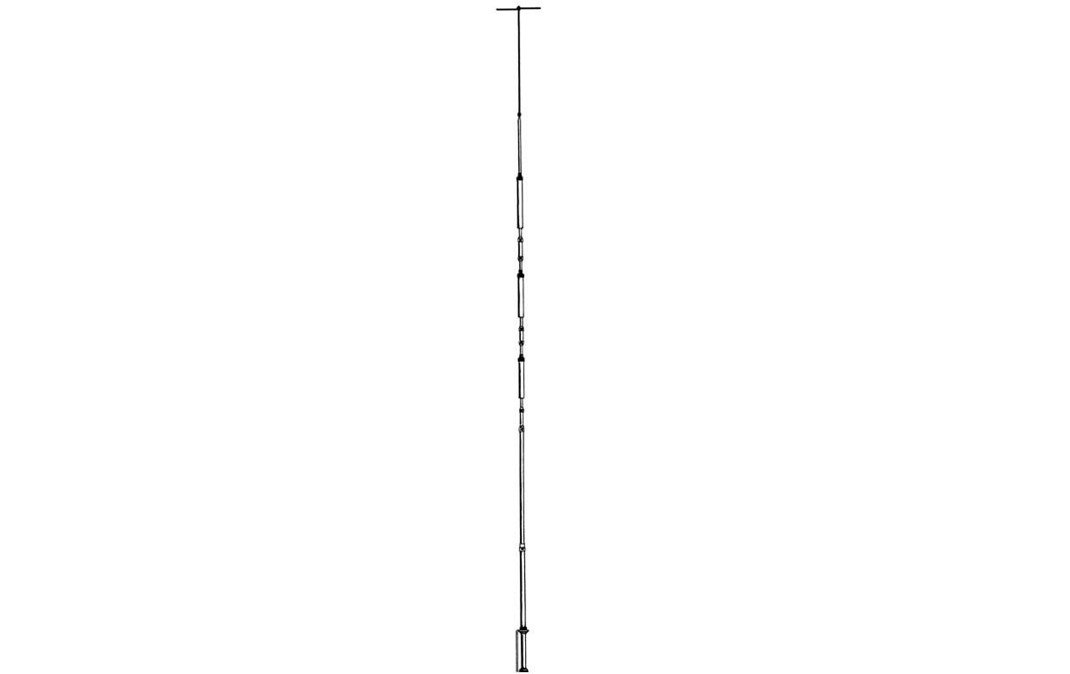 AV-14AVQ HY-GAIN Antena vertical HF multibanda 4 bandas 10,15,20,40 me