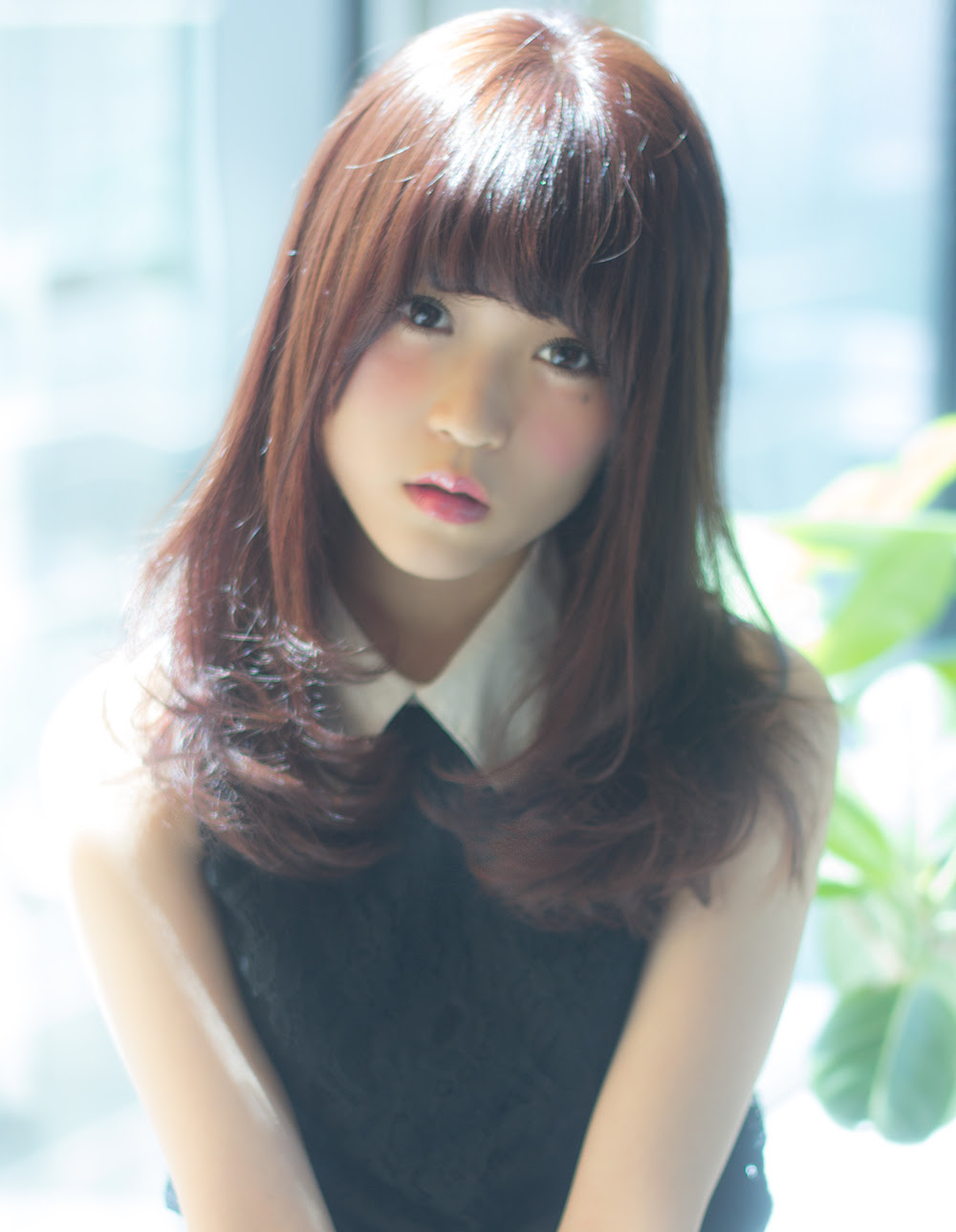 髪型 目ギリギリの前髪 小顔 デカ目 ヘアカタログ 銀座の美容室afloat Japan アフロートジャパン スタイリスト 鈴木司のブログ Tsukasa No Blog Com