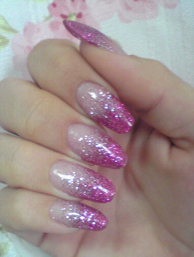 ピンクパープルネイル Midori のネイル ネイルクルー