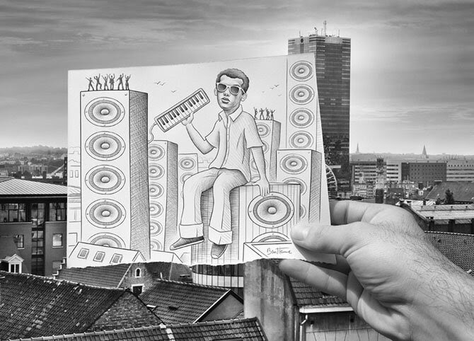 Карандаш против камеры