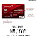 Credit Card Number Mm/yy