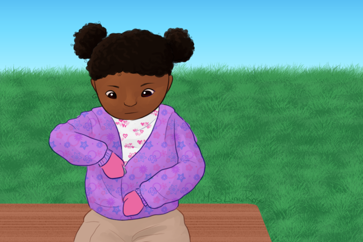 Small Girl Zips Her Jacket.png