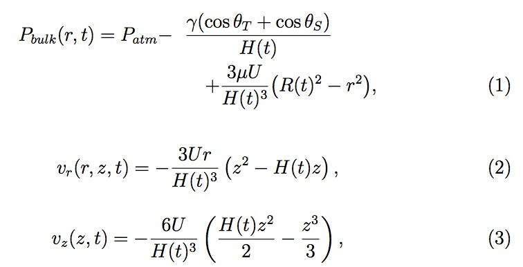 Atmosphere pressure formula