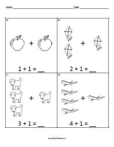 Basic Addition Worksheets | Free Printable
