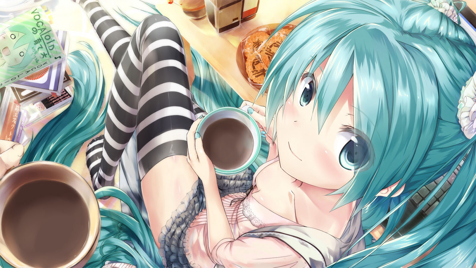 Vocaloidのキャラクター 初音ミク の高画質画像 壁紙 イラストをいろいろ集めてみました 写真まとめサイト Pictas