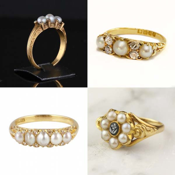 Pearl engagement rings vs diamond