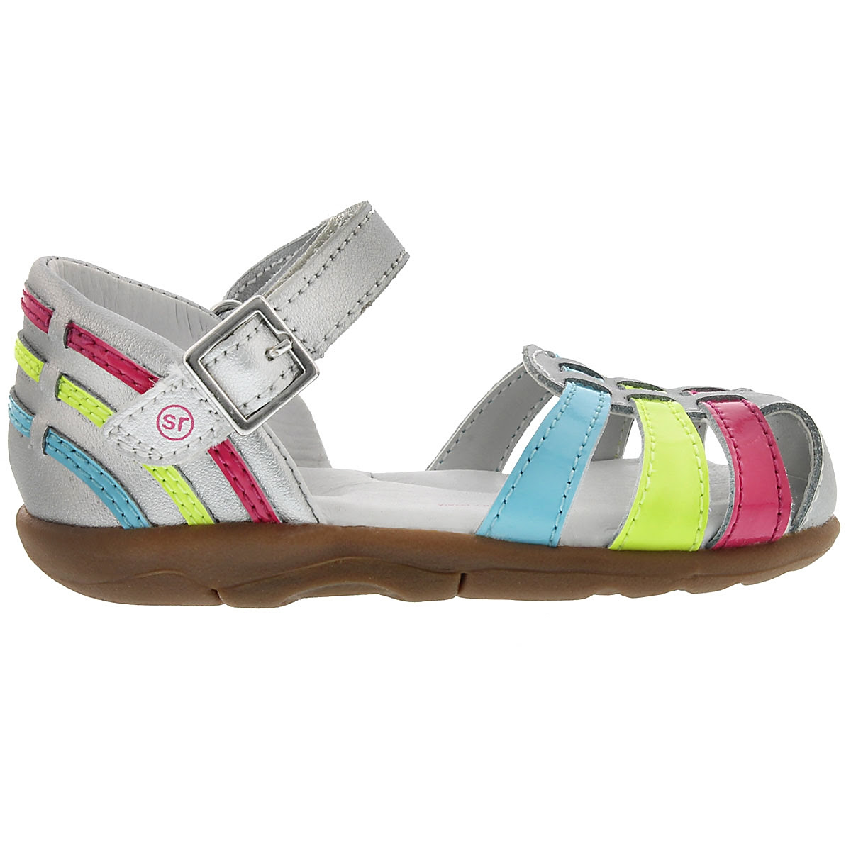 Stride Rite Infants' JAYA silvermulti closed toe sandals BG53013