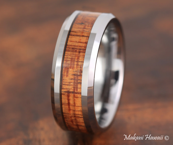 Products - Koa Wood Hawaiian Jewelry - Koa Wood Ring