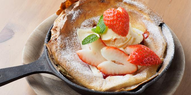アツアツスキレットで味わう ドイツ発祥のパンケーキ Cafe Je Jardin 滋賀県のグルメ 滋賀がもっと好きになる おでかけmoa