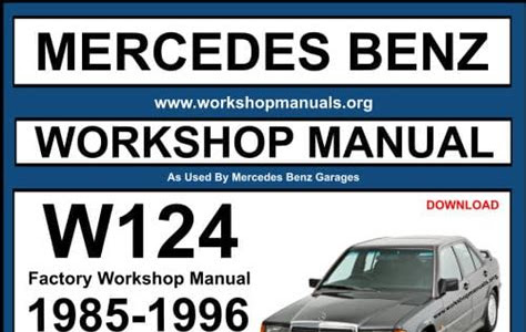 Download Link mercedes w124 parts manual Download Links PDF