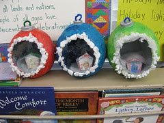 Paper Mache Winter Ball Dioramas