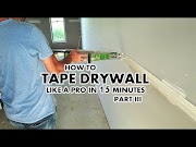 Most Wanted How to Tape Drywall like a Pro in 15 Minutes, Video Finishing Drywall Tips and Tricks most searching!