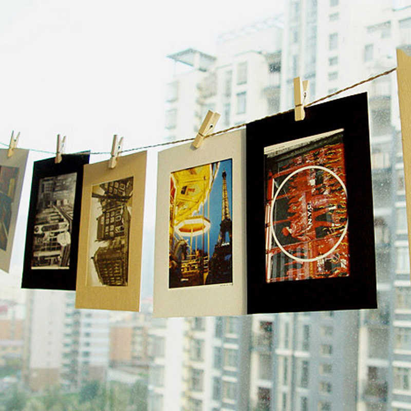 wire picture frame with clips