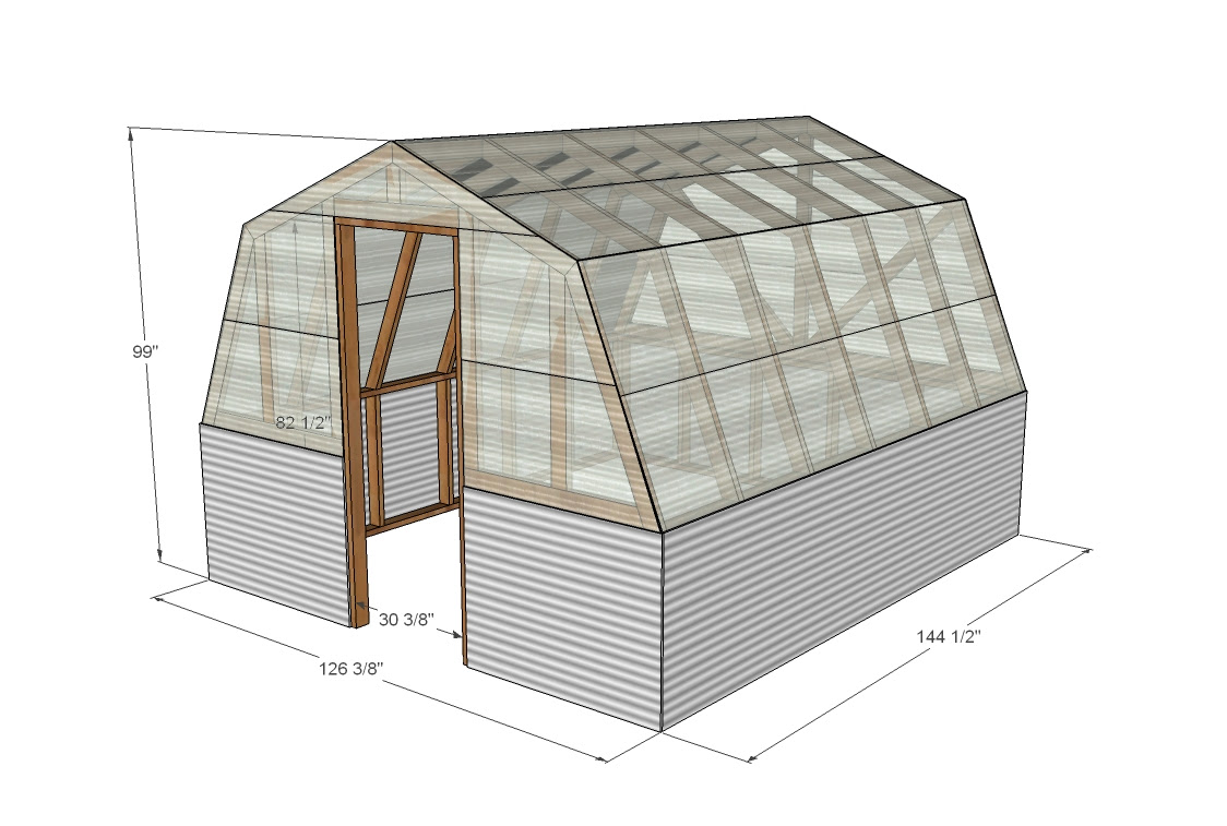 Barn greenhouse plans