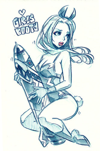 イラストレーターkentoo アメリカン ロック ガールイラストなど ピンナップガール