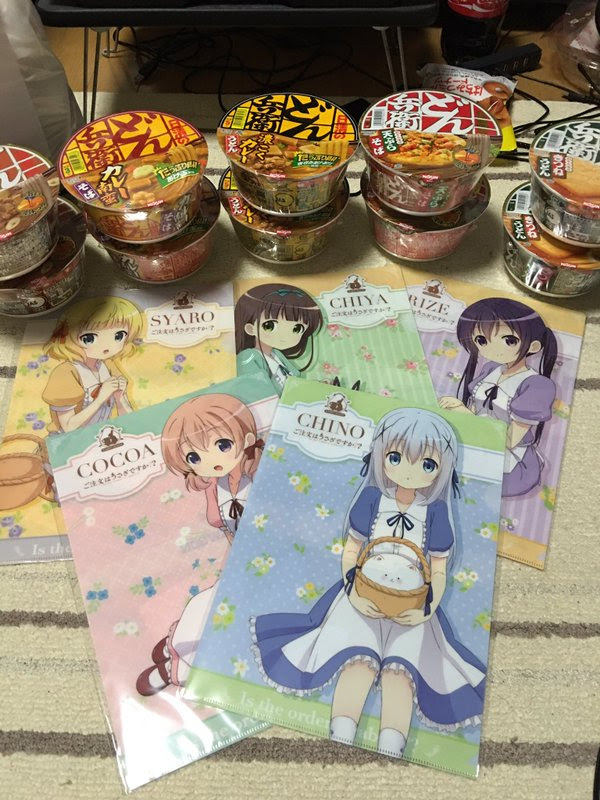 悲報 ご注文はうさぎですか クリアファイルのために各地のローソンでどん兵衛を買い占めるごちうさ信者が大量発生 完売する店もｗｗｗ やらおん