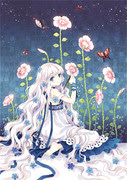 オリジナル 少女 花 Pixiv年鑑 B
