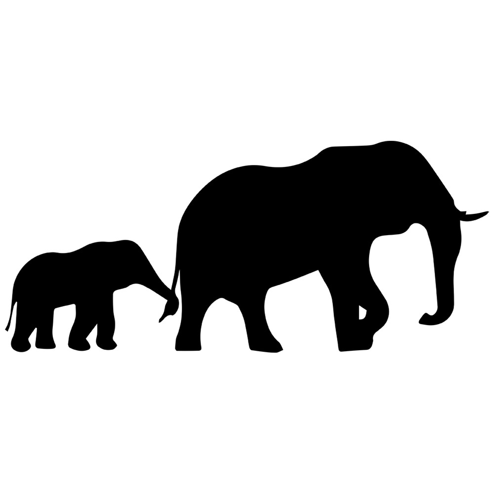 Download Cute Elephant Silhouette | Free download on ClipArtMag