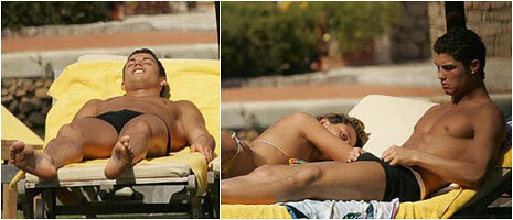Cristiano Ronaldo with an unexpected Sexy girl
