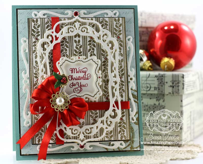 Gold and Teal Christmas » Amazing Paper Grace