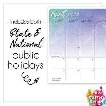 Calendars have been around for centuries, but the way we use them has changed drastically over time. printable 2019 calendar monthly western australia wa watercolour