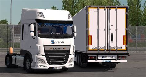 daf xf ssc  ets mods euro truck simulator