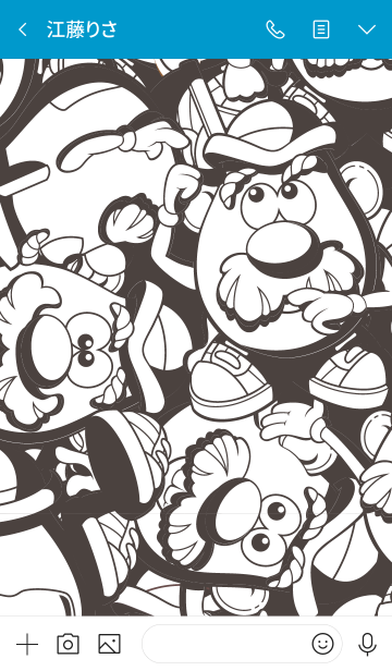 ミスターポテトヘッド Line着せかえ 370円