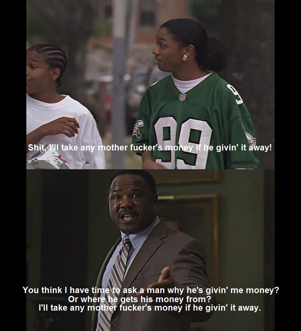 Didn T Notice This One First Time Through Clay Davis Namond From S4e2 Thewire
