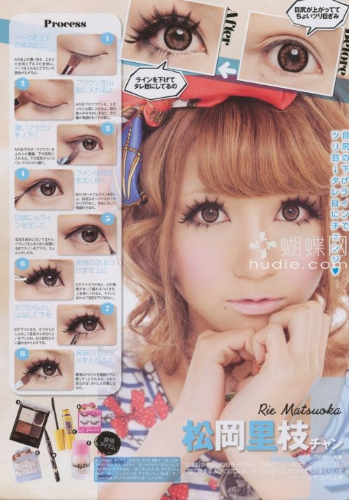 Gyaru eye MakeUP