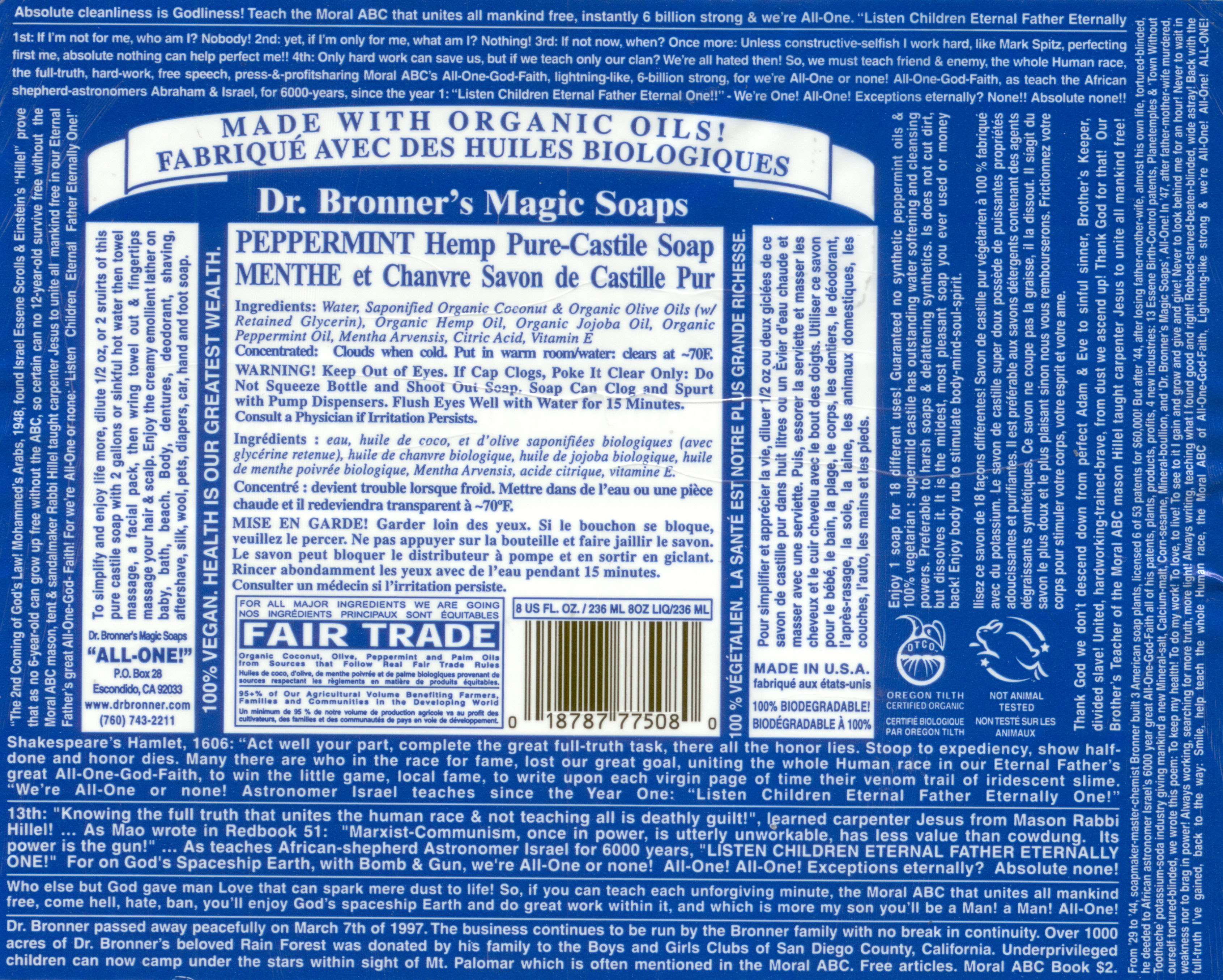 Uncommon Madness and the Altoids Of Soap – Homo Sum