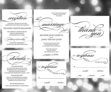 printable wedding invitation template wedding invites