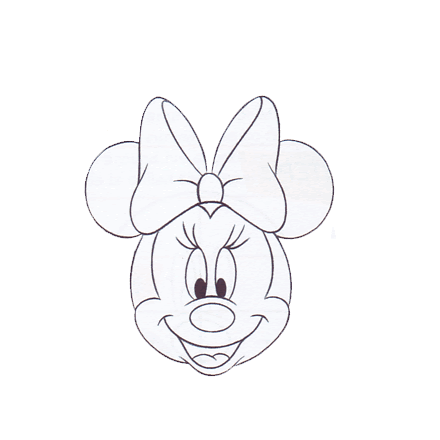 Free Minnie Mouse Face Coloring Pages, Download Free Minnie ...