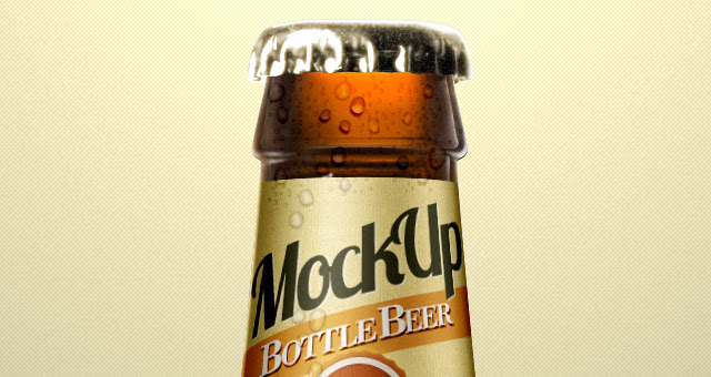 Download Beer Bottle Psd Mockup Template | Psd Mock Up Templates | Pixeden