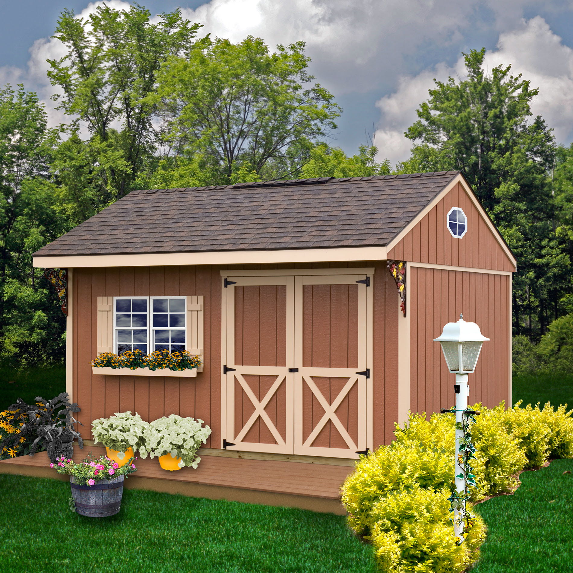 best barns northwood1014 10' x 14' northwood storage shed kit
