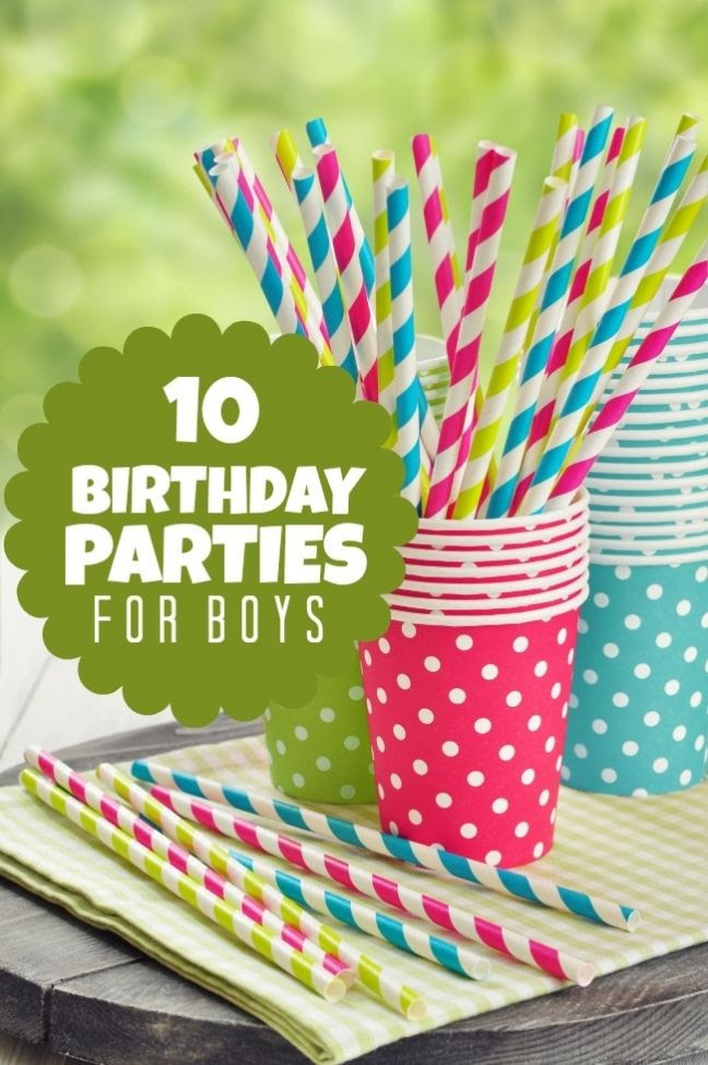 10 Birthday Parties for Boys 