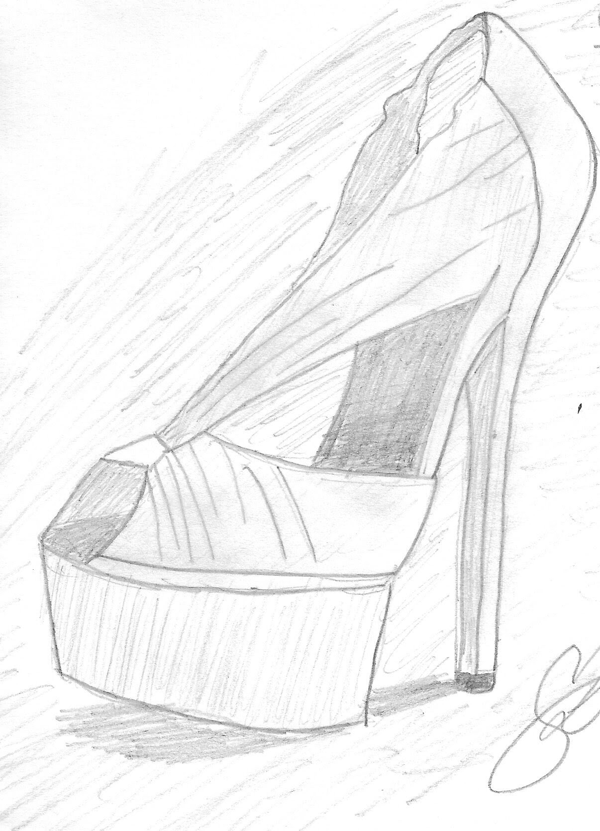 Comment Dessiner Des Chaussures à Talons ~ Low Heel Sandals