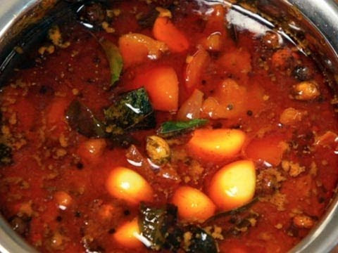 How to make Vatha Kulambu? Tamil food - YouTube