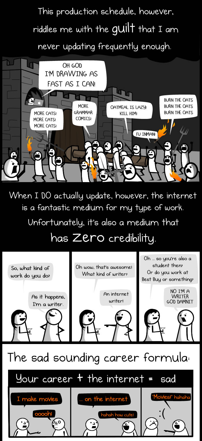 Some Thoughts And Musings About Making Things For The Web The Oatmeal