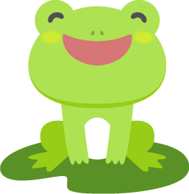 笑顔のカエルの無料ベクターイラスト素材 Picaboo ピカブー 無料ベクターイラスト素材