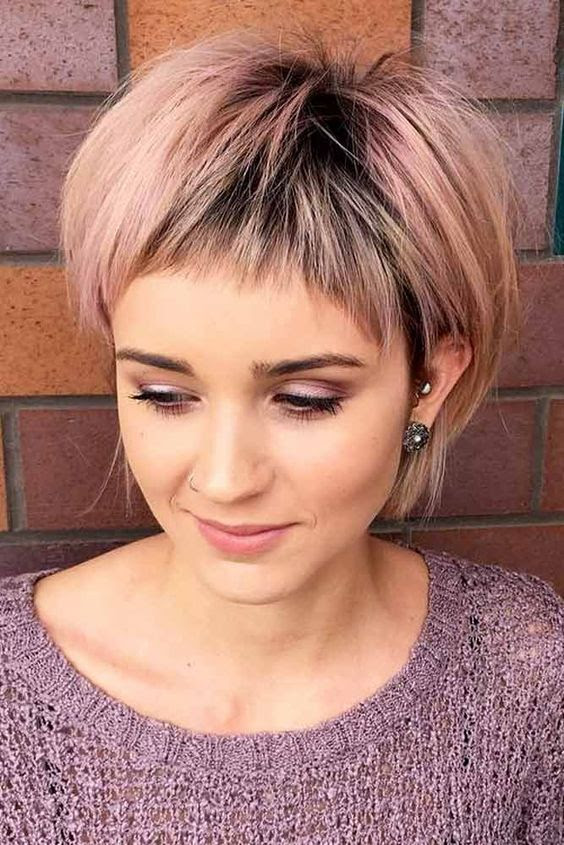 Women Hairstyles for Short "Baby" Bangs - 2021 Haircut ...