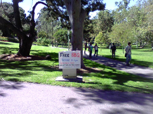 MSU Dawah BBQ poster in Aldrich Park